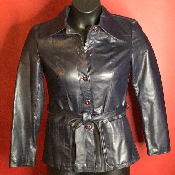 ZEDNIK Jackets & Blazers - ZEDNIK LEATHER JACKET SIZE 4